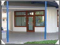 Ingresso all'ufficio della Ditta G. & T. NDT Controls & Services a Cividale del Friuli